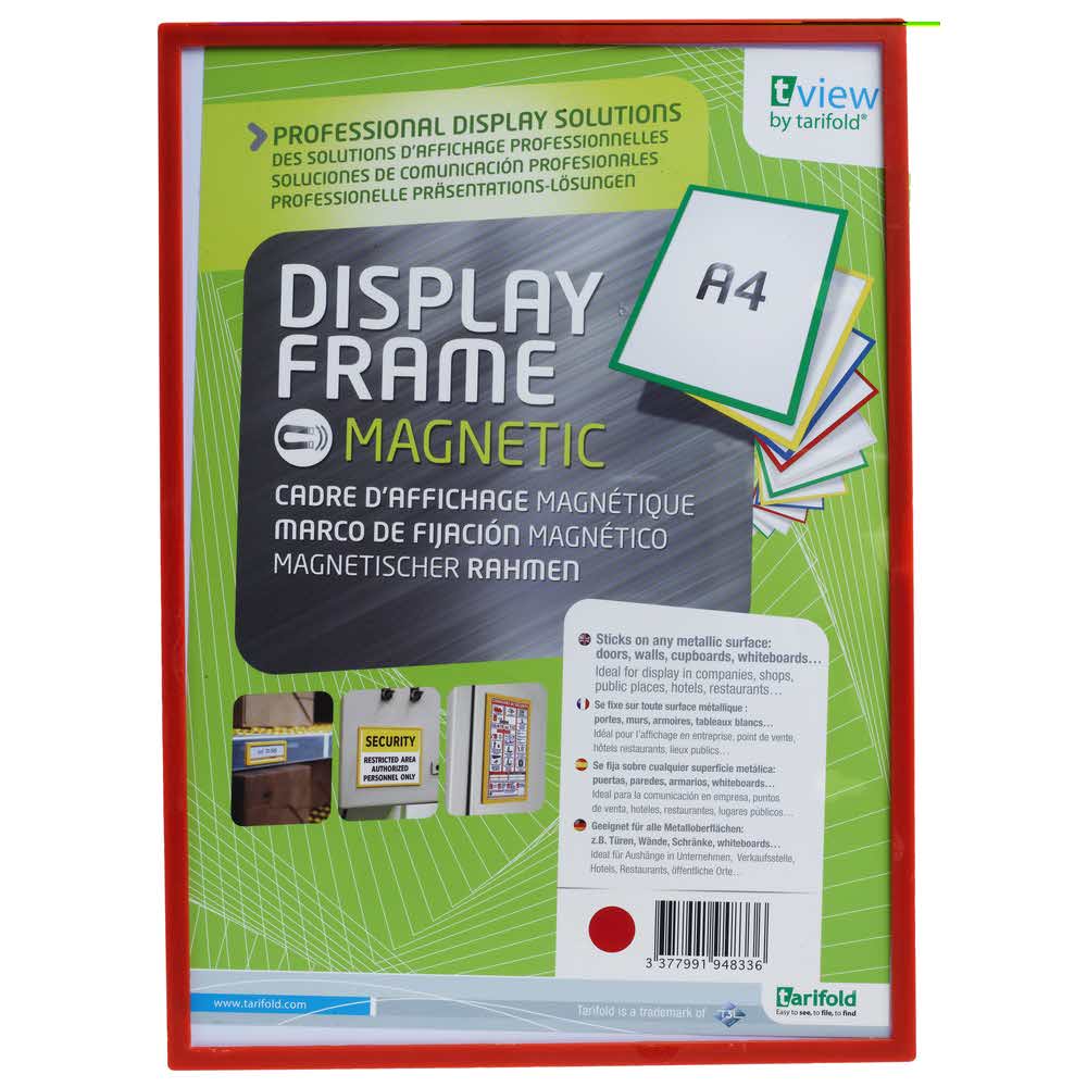 magnetyczny identyfikator naścienny a4 tarifold czerwony alibiuro.pl 88