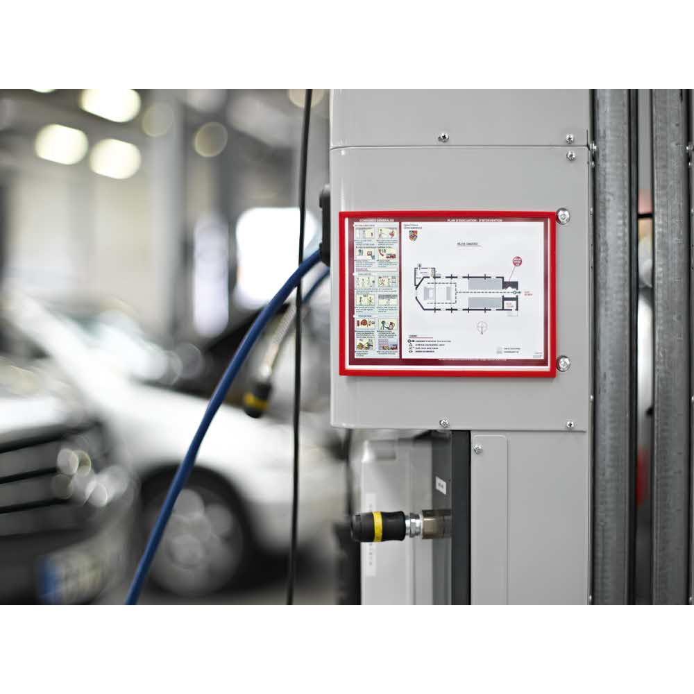 magnetyczny identyfikator naścienny a4 tarifold niebieski alibiuro.pl 91