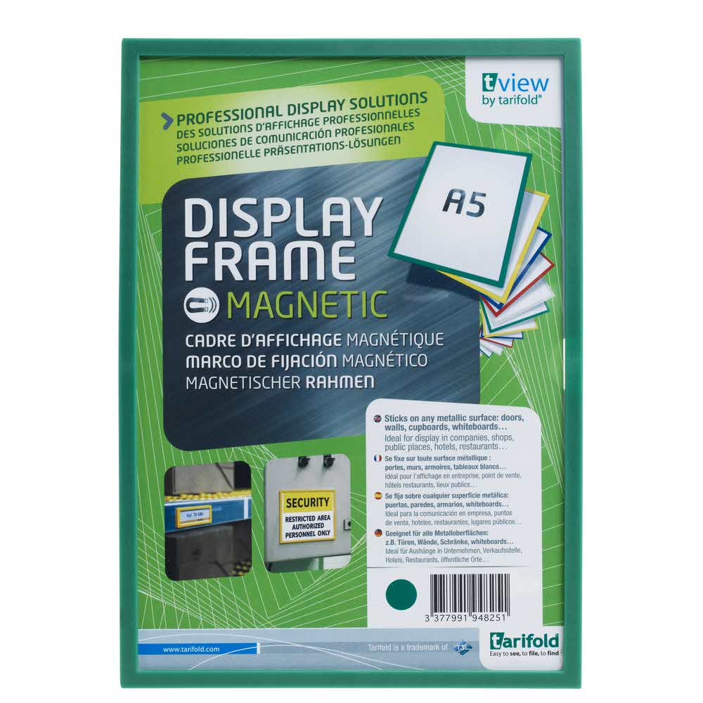 magnetyczny identyfikator naścienny a5 tarifold zielony alibiuro.pl 1