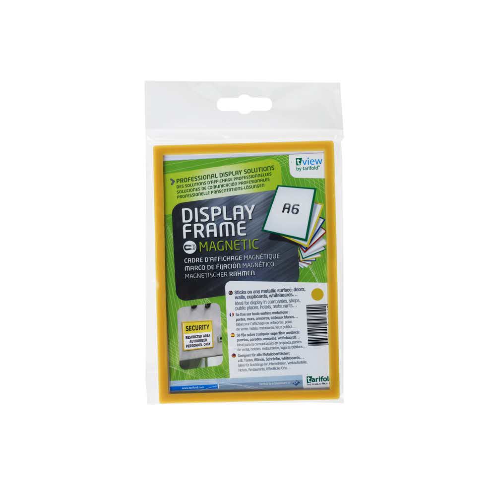 magnetyczny identyfikator naścienny a6 tarifold żółty alibiuro.pl 57