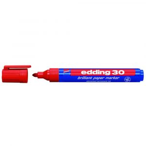 marker edding brilliant do papieru okr.końc.15 3mm czerwony alibiuro.pl 49