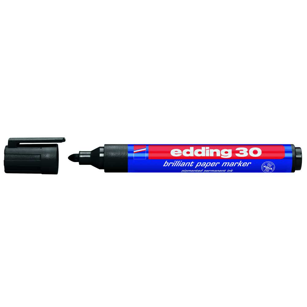 marker edding brilliant do papieru okrągła końcówka 15 3mm czarny alibiuro.pl 13