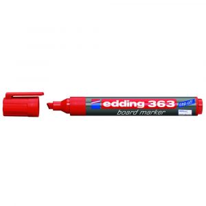 marker edding do tablic ścięta końcówka 1 5mm czerwony alibiuro.pl 56