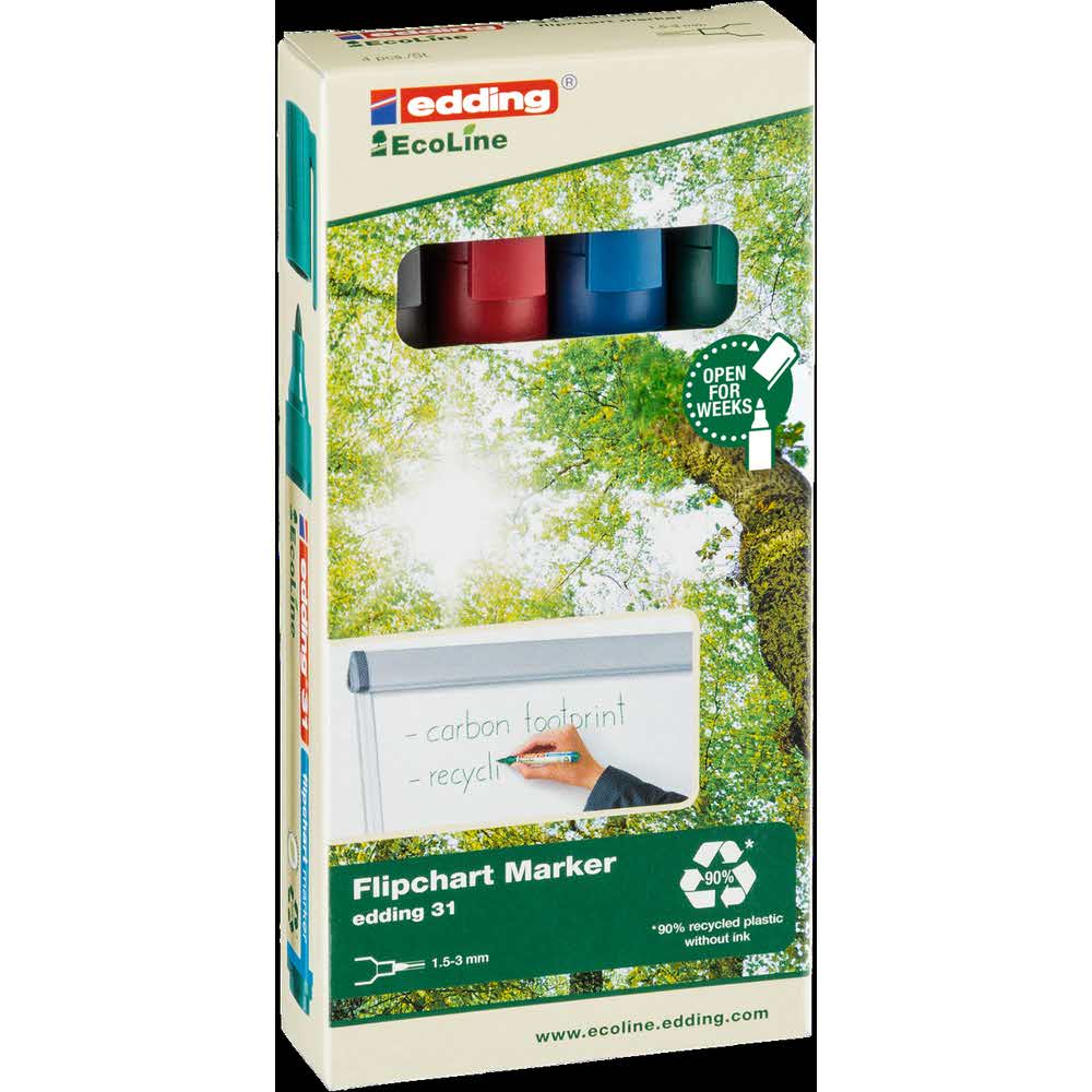 marker edding flipchart ecoline etui 4 kolokrągła końcówka 15 3 mm alibiuro.pl 92