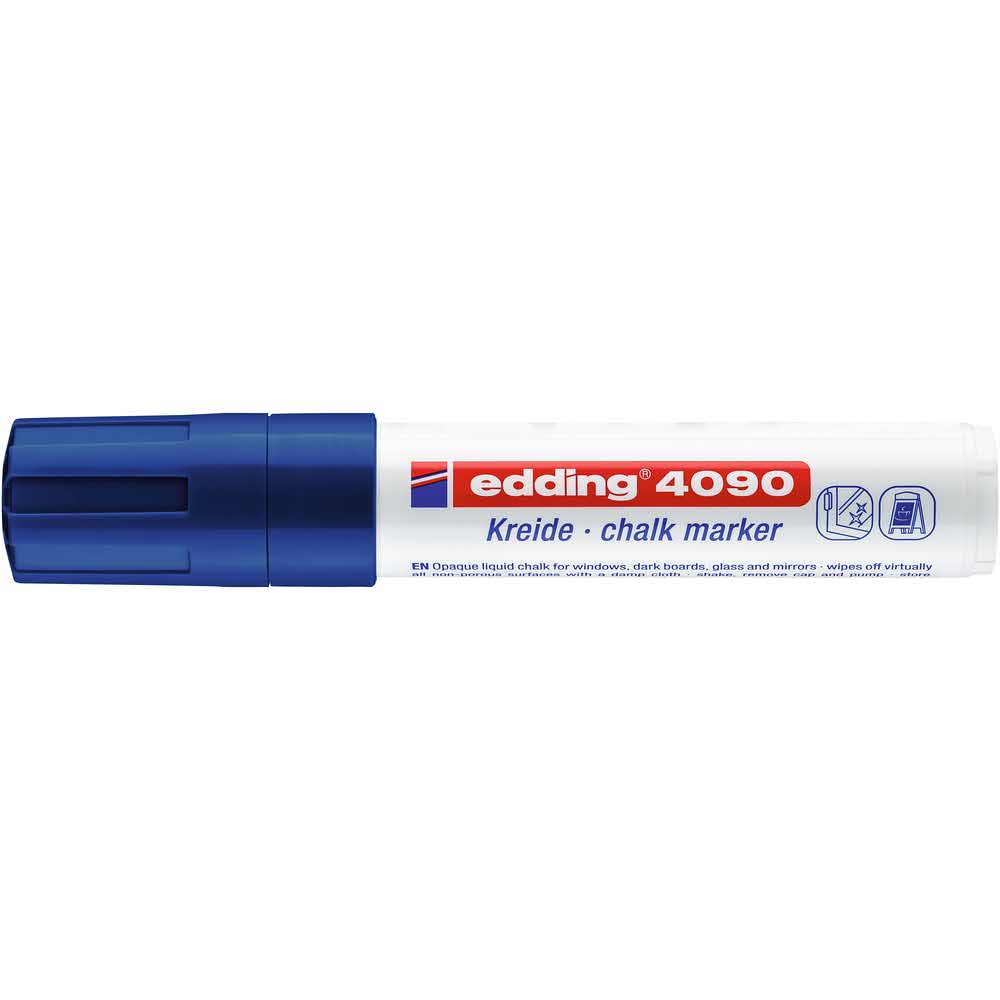 marker edding kredowy ścięta końcówka 4 15mm niebieski alibiuro.pl 5