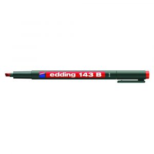 marker edding niezmywalny do folii 1 3mm czerwony alibiuro.pl 3