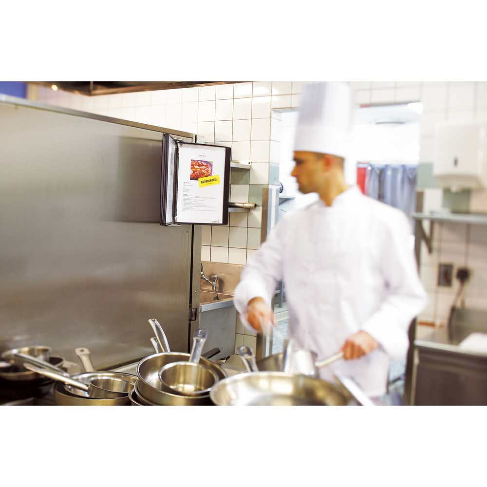 naścienny system prezentacyjny a4 sterifold +10 paneli prezentacyjnych czarnych alibiuro.pl 23