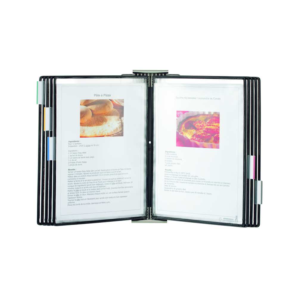 naścienny system prezentacyjny a4 sterifold +10 paneli prezentacyjnych czarnych alibiuro.pl 29