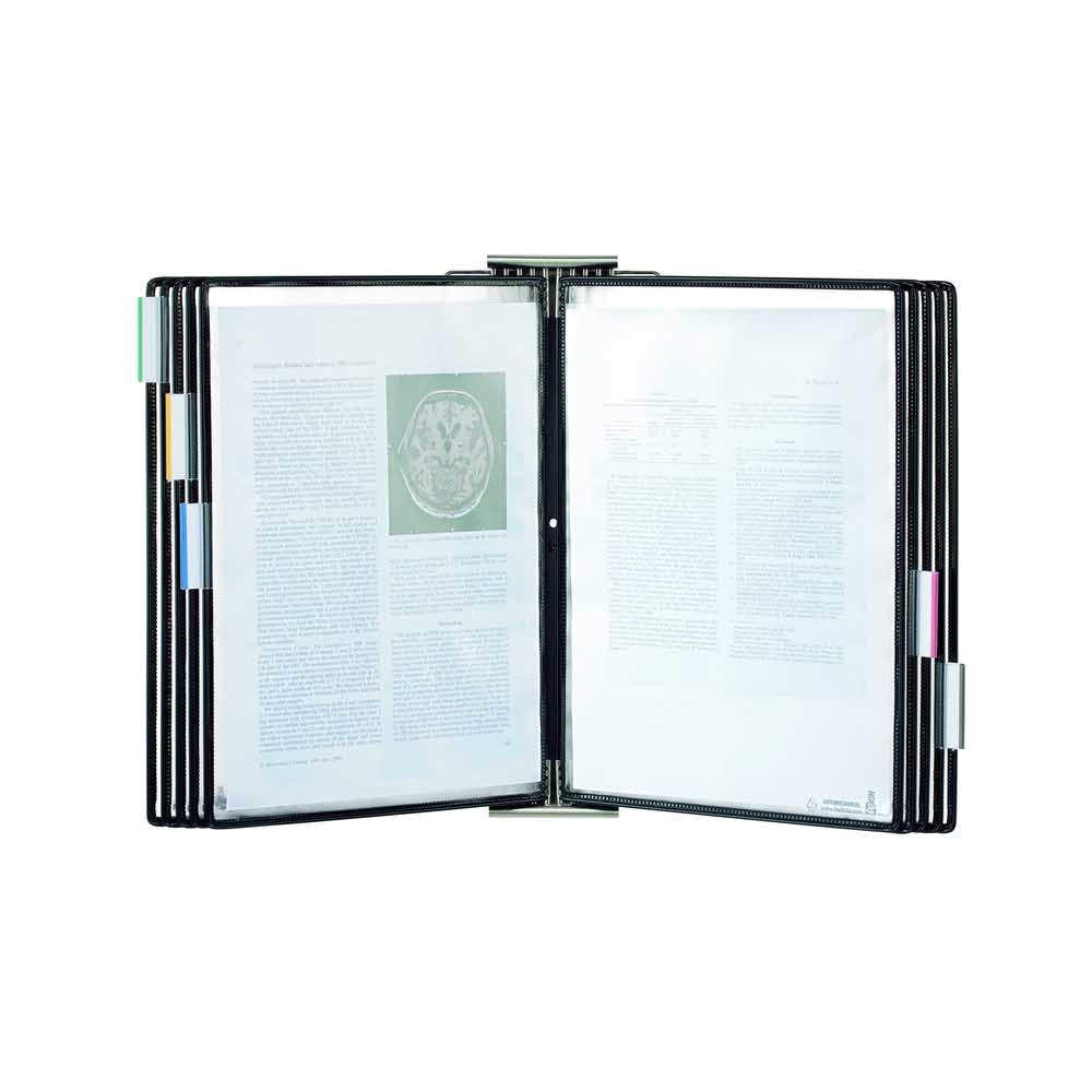 naścienny system prezentacyjny a4 sterifold +10 paneli prezentacyjnych czarnych alibiuro.pl 91