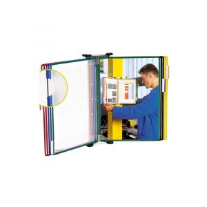 naścienny system prezentacyjny tarifold a4 +10 paneli prezentacyjnych czarnych alibiuro.pl 99