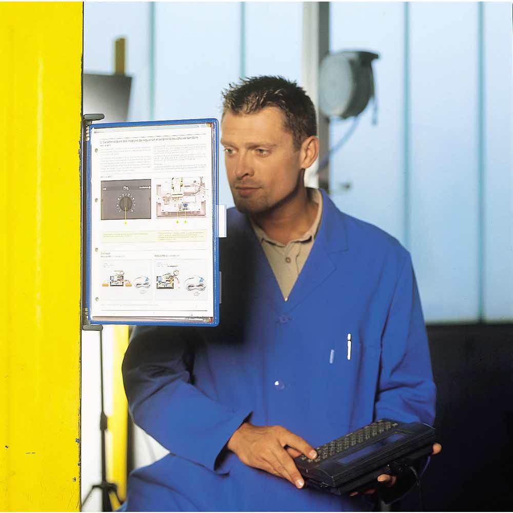 naścienny system prezentacyjny tarifold a4 +10 paneli prezentacyjnych mix kolorów alibiuro.pl 90