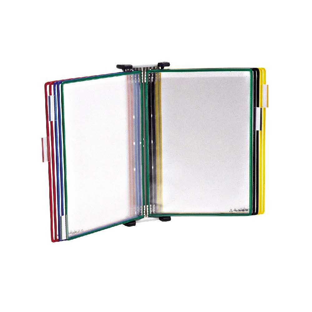 naścienny system prezentacyjny tarifold a4 candy line +10 paneli prezentacyjnych błękit transp. alibiuro.pl 20