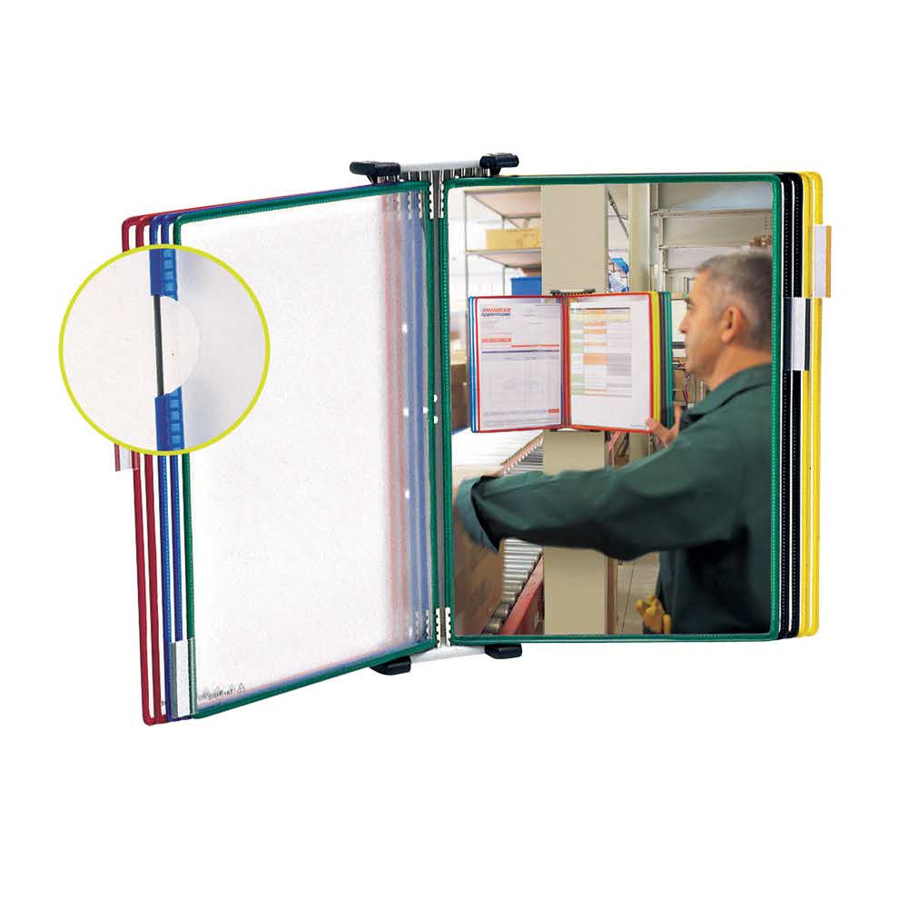 naścienny system prezentacyjny tarifold a4 magnetic back +10 paneli prezentacyjnych mix kol. alibiuro.pl 41