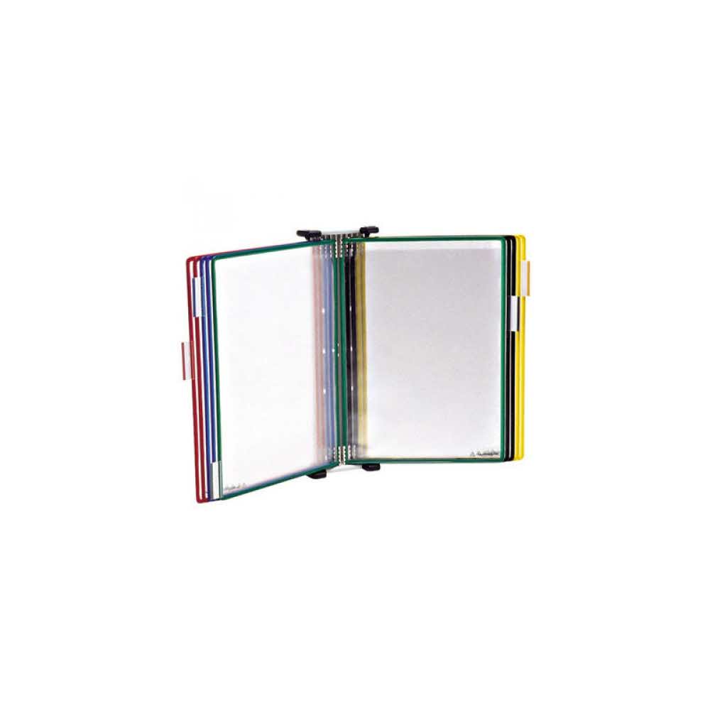 naścienny system prezentacyjny tarifolda3 10 paneli prezentacyjnych mix kolorów alibiuro.pl 92