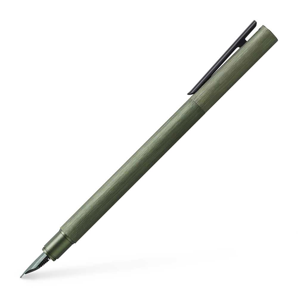 neo slim aluminium pióro wieczne olive green f faber castell alibiuro.pl 41