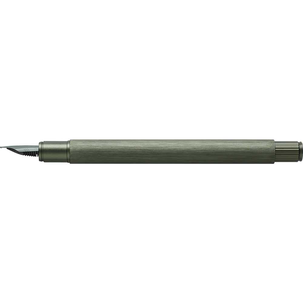 neo slim aluminium pióro wieczne olive green f faber castell alibiuro.pl 48