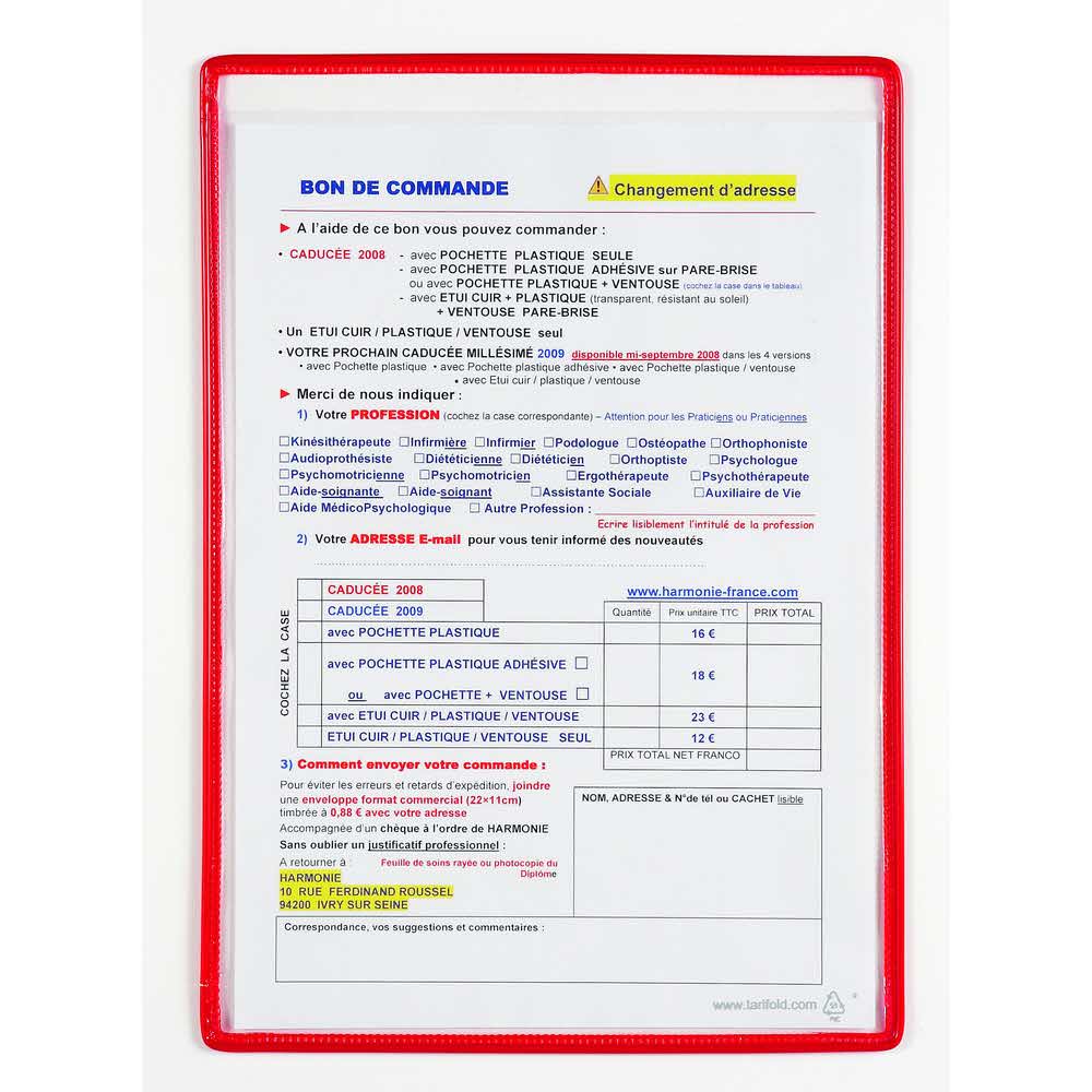 obrotowe panele prezentacyjne stainless steel szczelne a4 5 sztczerwone alibiuro.pl 41