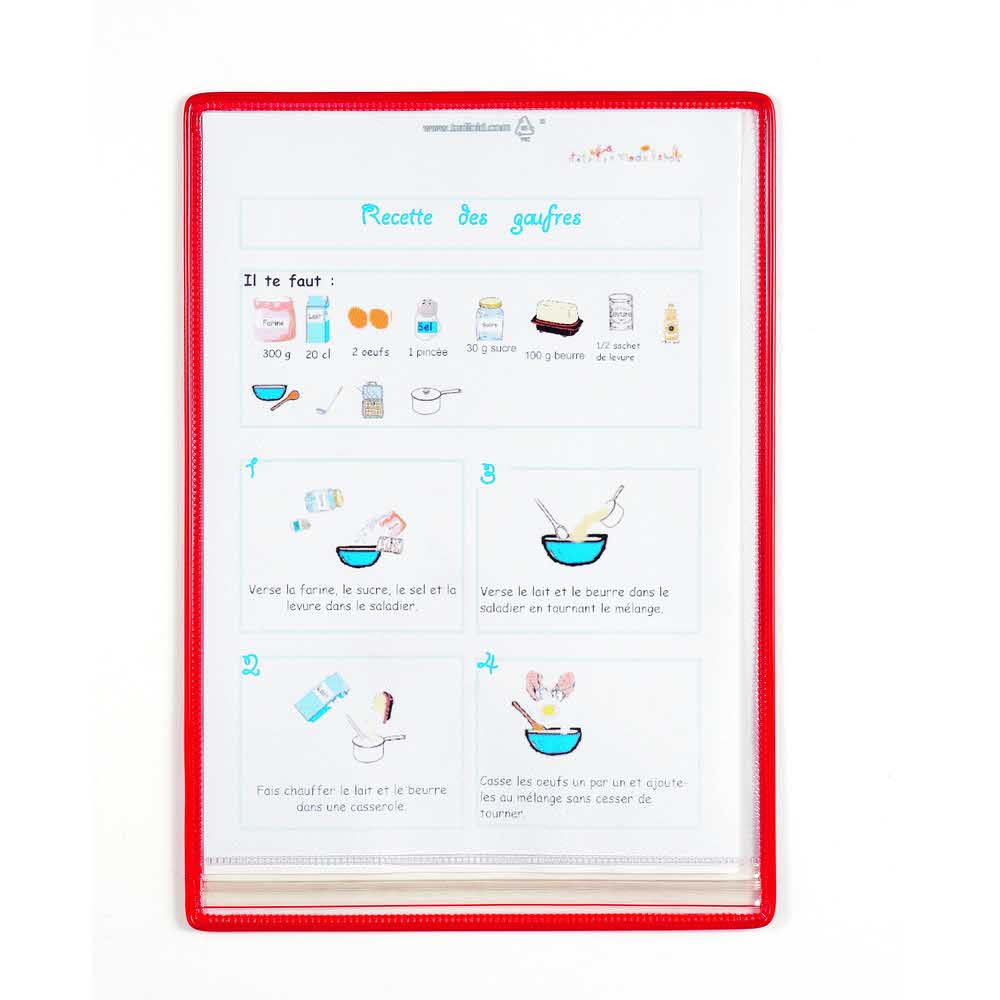 obrotowe panele prezentacyjne stainless steel szczelne a4 5 sztczerwone alibiuro.pl 85