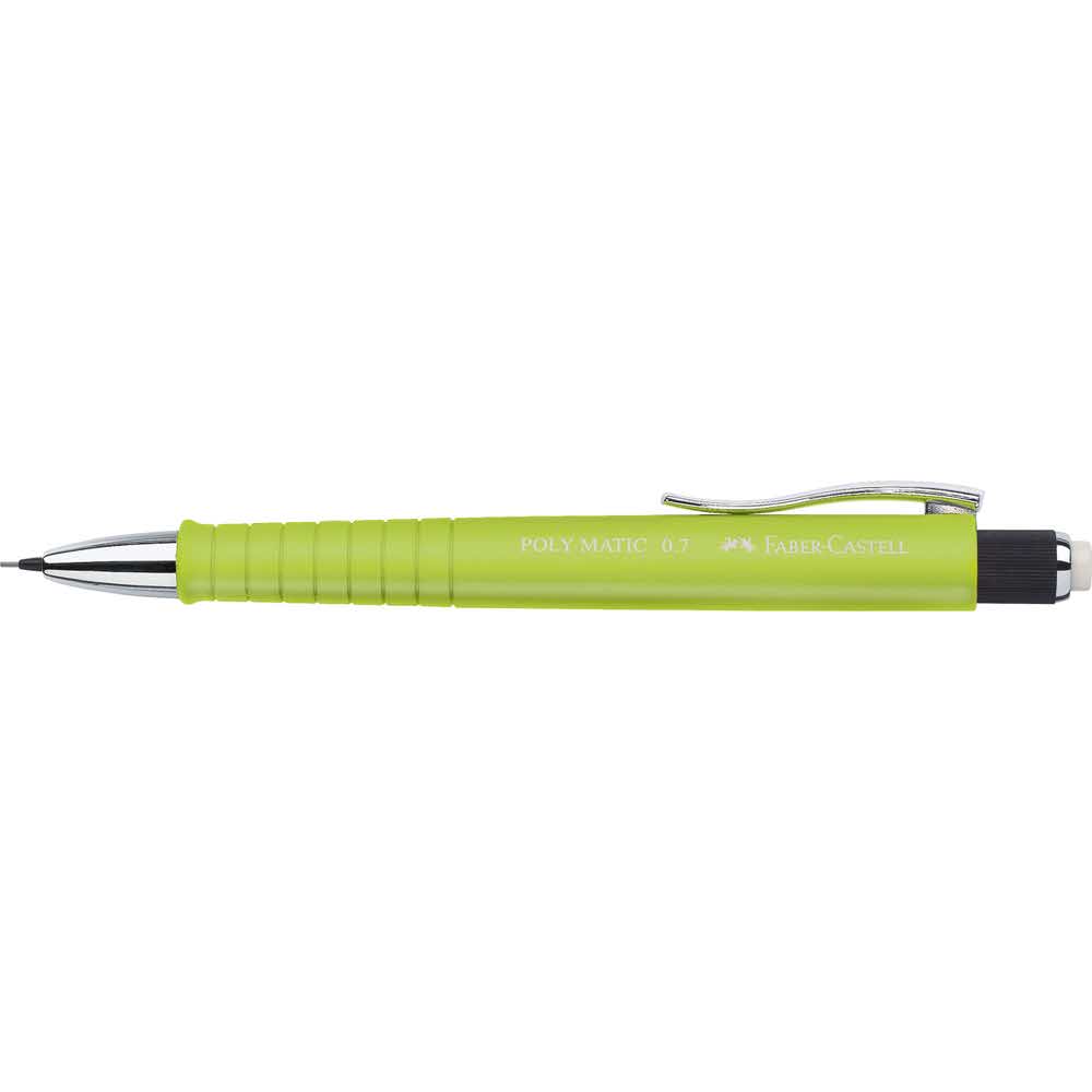 ołówek automatyczny poly matic 07mm limonkowy faber castell alibiuro.pl 65