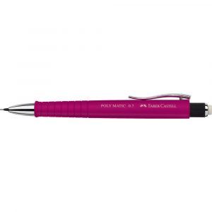 ołówek automatyczny poly matic 07mm różowy faber castell alibiuro.pl 19