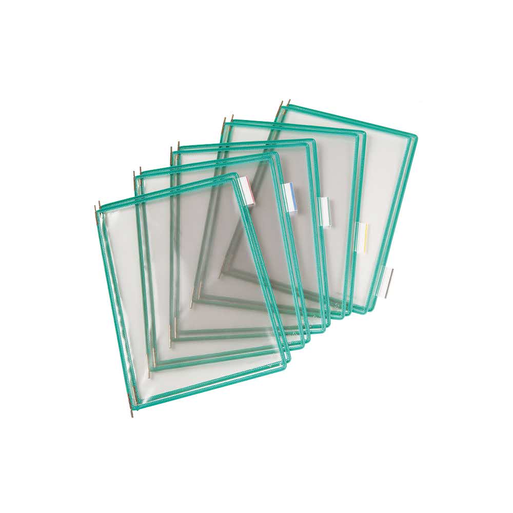 panel prezentacyjny poziomy tarifold a4 10 sztotwarcie z góry zielony alibiuro.pl 59