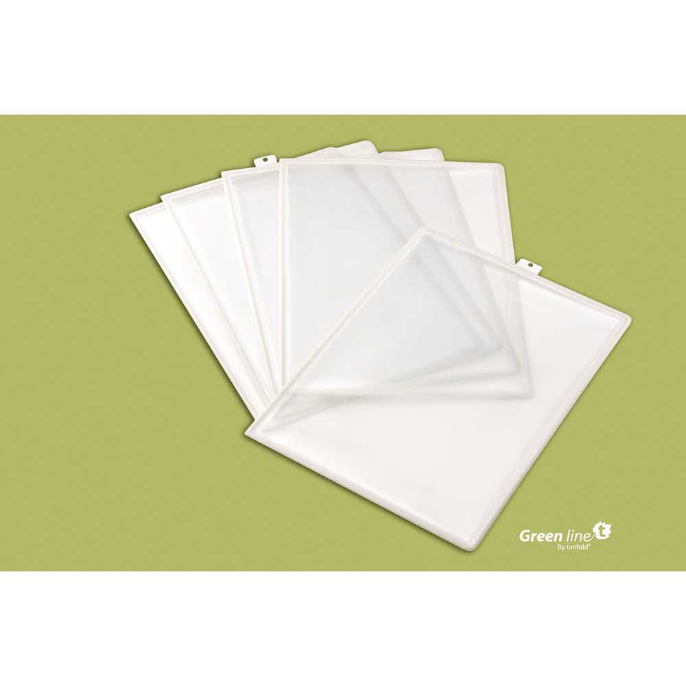 panel prezentacyjny z uszkiem green line tarifold a4 5 sztpionowy biały alibiuro.pl 63