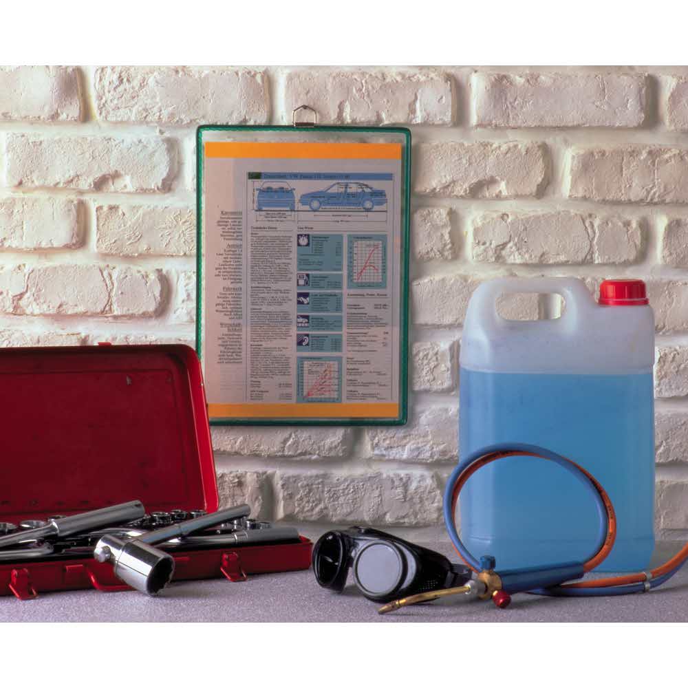 panel prezentacyjny z uszkiem tarifold a4 5 sztpionowy zielony alibiuro.pl 1