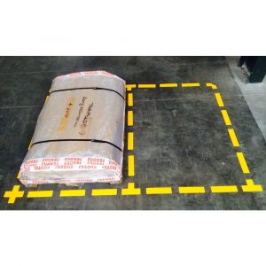 pasy samoprzylepne podłogowe tarifold 200x50mm wodoodporne x 10szt żółte alibiuro.pl 83