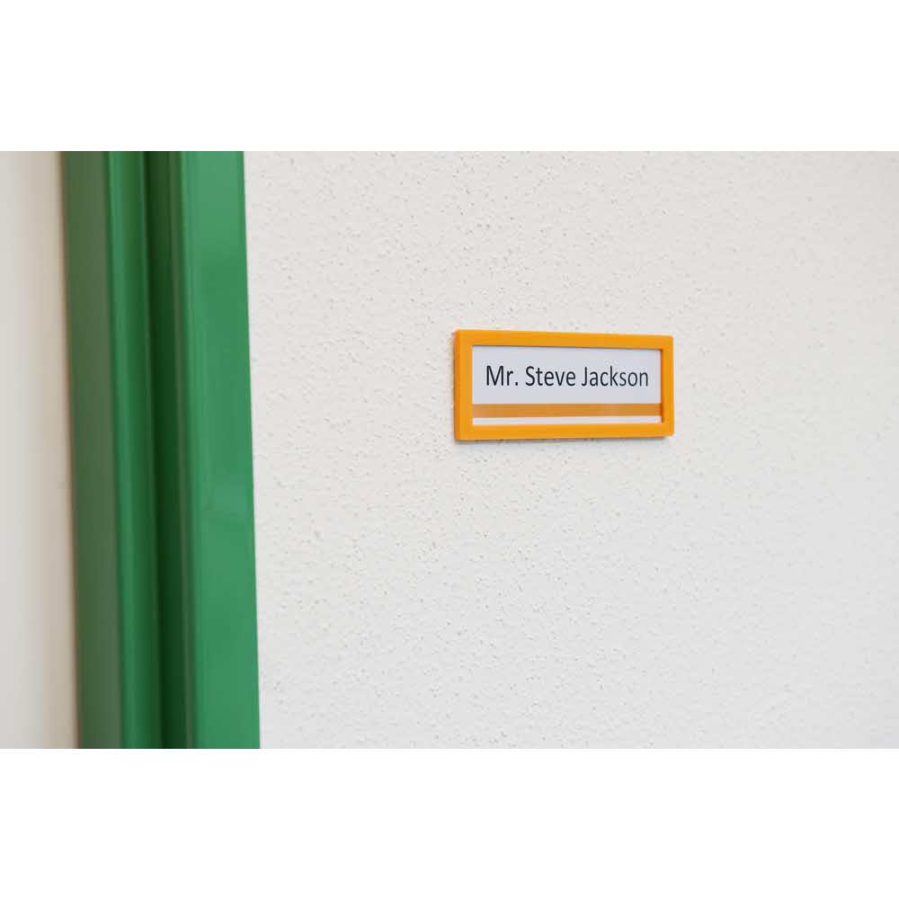 samoprzylepny identyfikator naścienny 4 szttarifold żółty 80x45mm alibiuro.pl 59