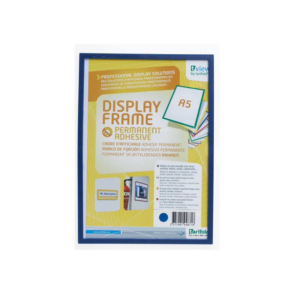 samoprzylepny identyfikator naścienny a5 tarifold niebieski alibiuro.pl 1