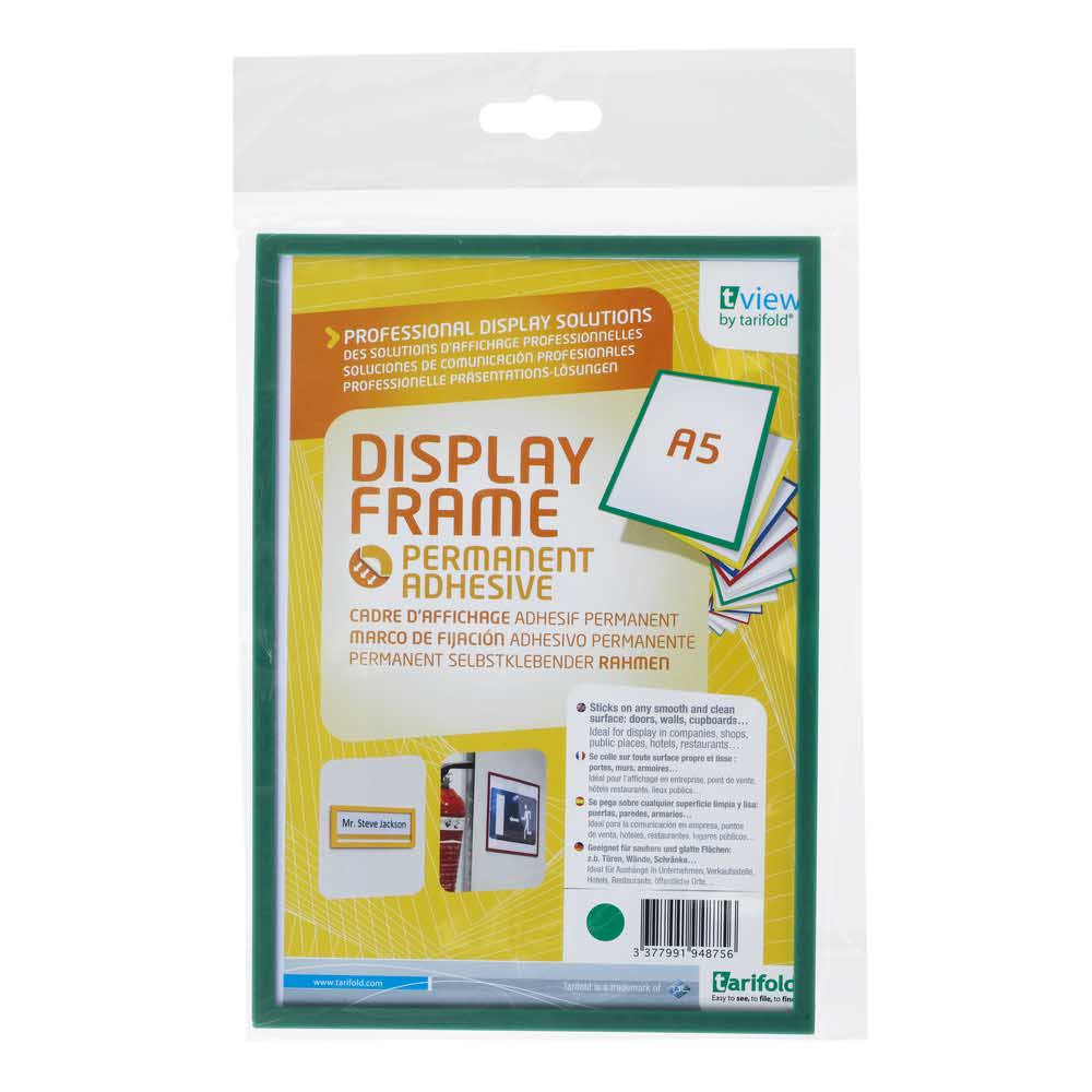 samoprzylepny identyfikator naścienny a5 tarifold zielony alibiuro.pl 5