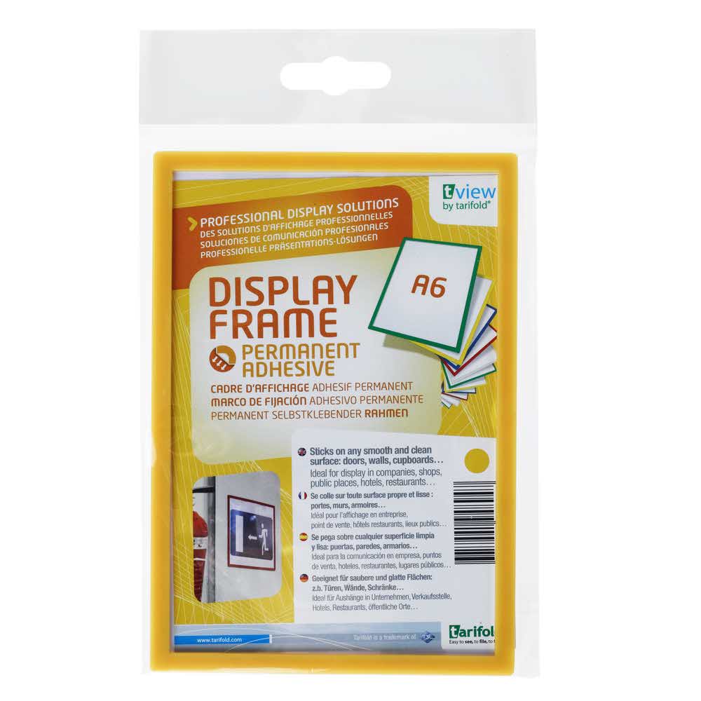 samoprzylepny identyfikator naścienny a6 tarifold żółty alibiuro.pl 22