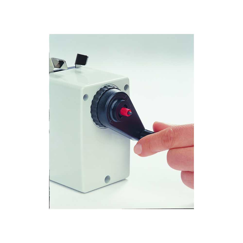 temperówka dahle na korbkę z blokadą plastikowa szara 12mm alibiuro.pl 69