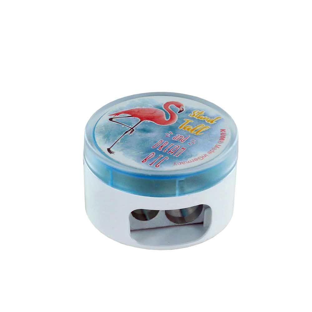 temperówka kum podwójna z pojem.metalowa flamingo alibiuro.pl 60