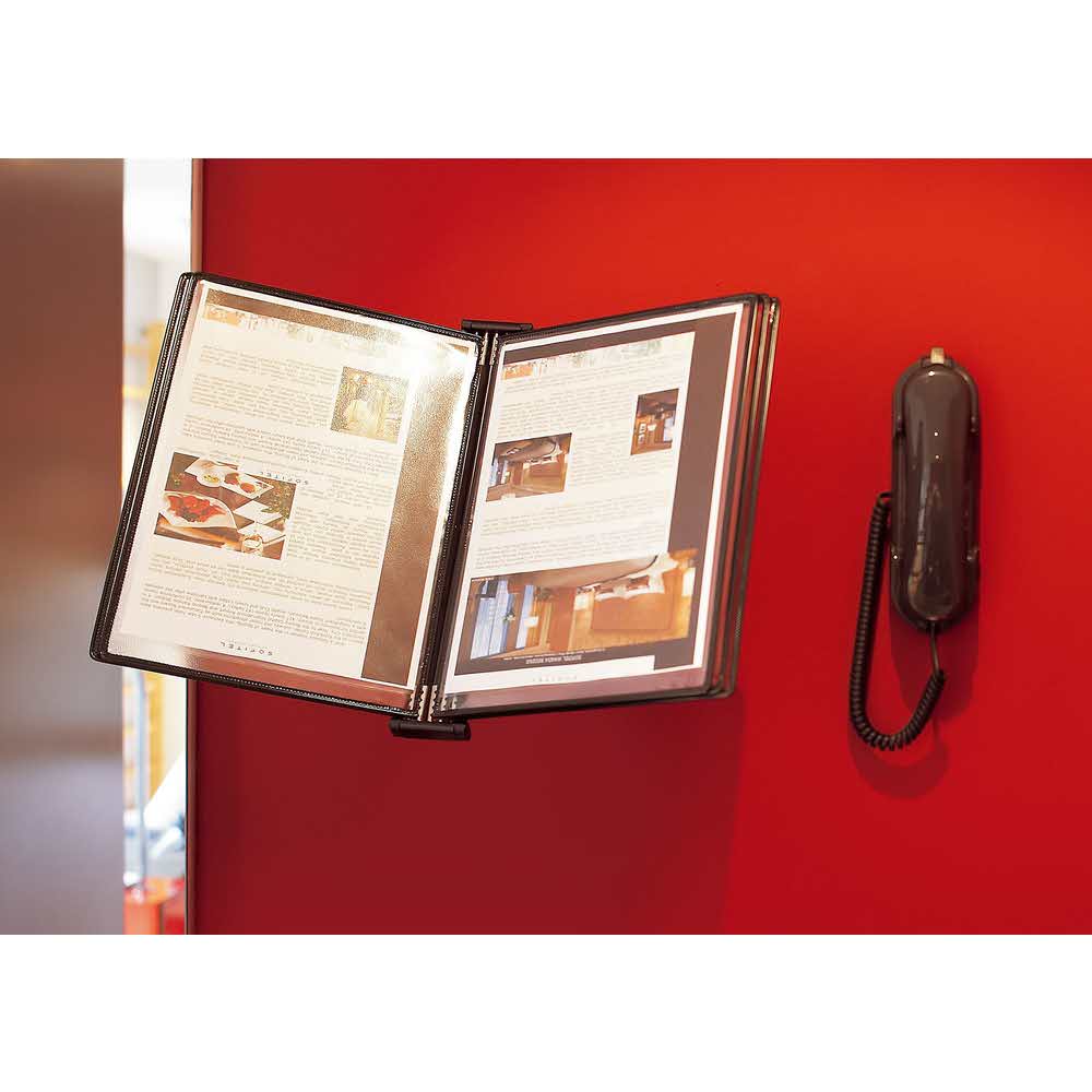 trójwymiarowy system prezentacyjny tarifold a4 +10 paneli prezentacyjnych czarnych alibiuro.pl 46