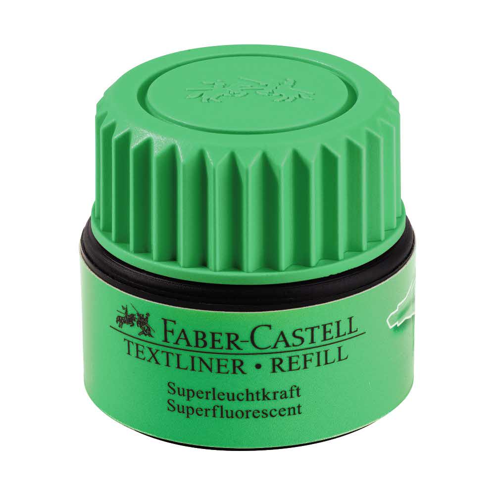tusz do napełniania zakreślacza zielony faber castell alibiuro.pl 11