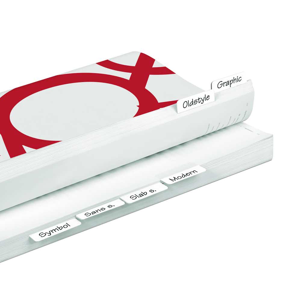 zakładki indeksujące 3l białe x 24 sztdwustronne 12x40mm alibiuro.pl 93