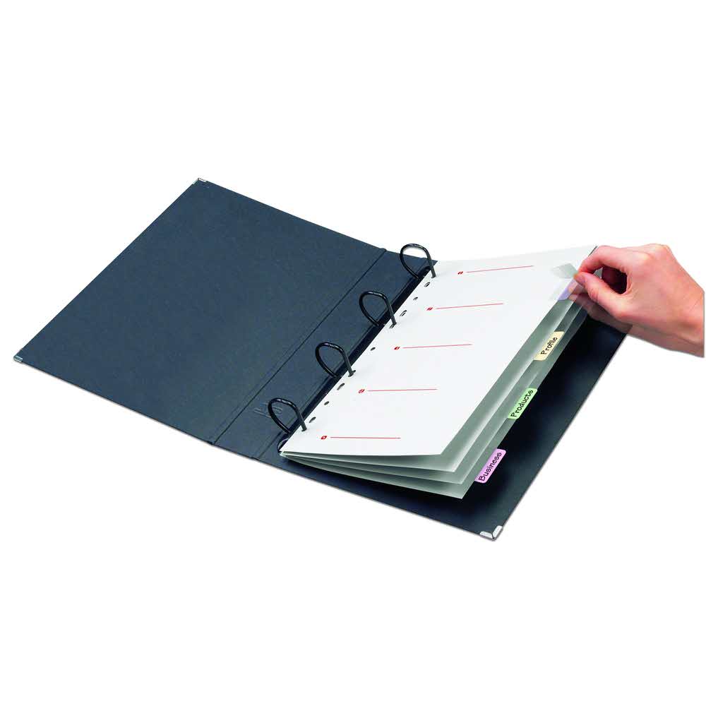 zakładki indeksujące 3l białe x 48 szt12x40mm alibiuro.pl 45