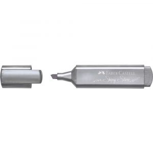 zakreślacz 1546 metaliczny srebrny faber castell alibiuro.pl 38