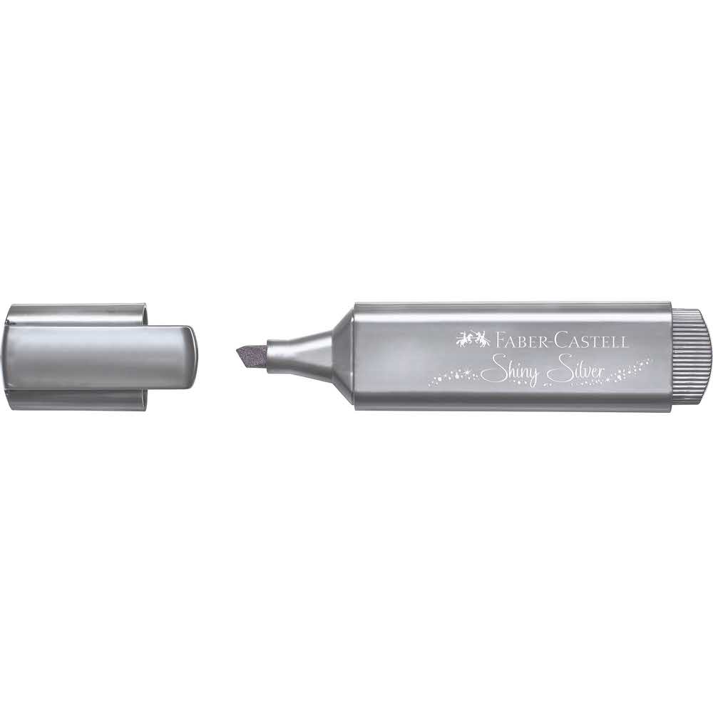 zakreślacz 1546 metaliczny srebrny faber castell alibiuro.pl 38