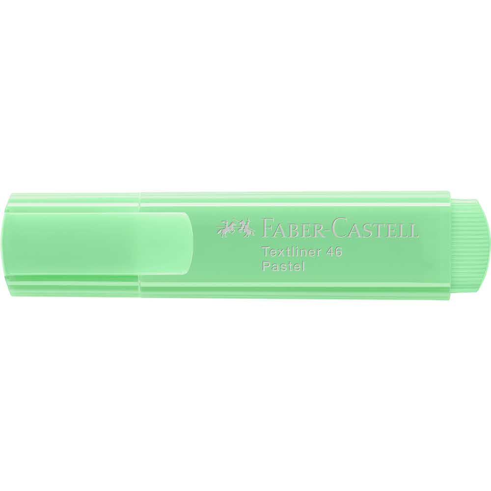 zakreślacz 1546 pastelowy light green faber castell alibiuro.pl 62