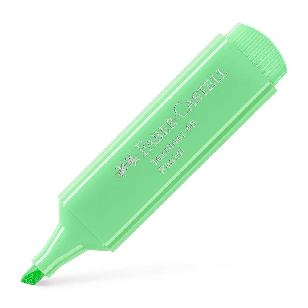 zakreślacz 1546 pastelowy light green faber castell alibiuro.pl 68