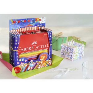 zestaw do malowania i rysowania jumbo grip w walizce metalowej circus faber castell alibiuro.pl 96