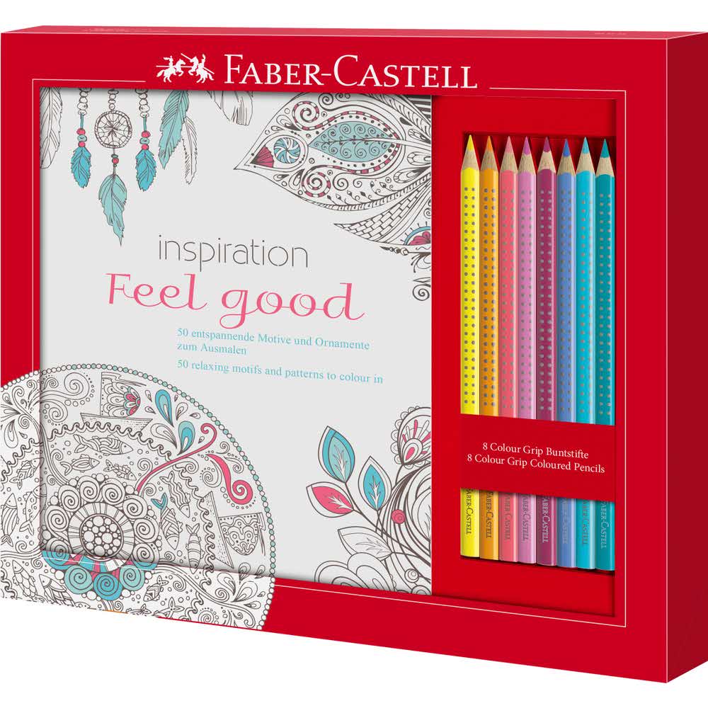 zestaw feel good kredki grip 8 szt+kolorowanka faber castell alibiuro.pl 4