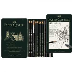 zestaw ołówków i grafitów pitt mały faber castell alibiuro.pl 96