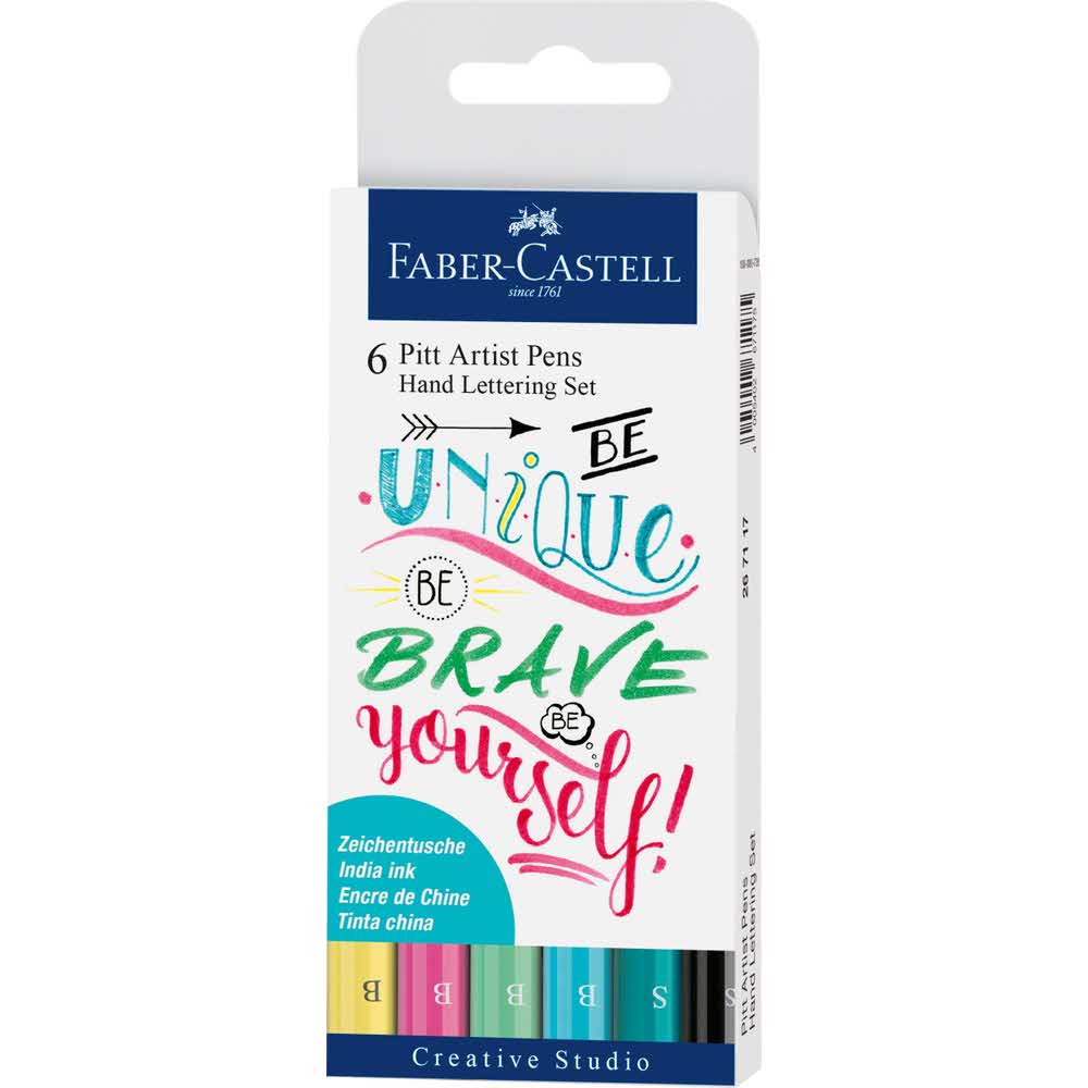 zestaw pitt artist pen handlettering 6 sztw etui odcienie pastelowe faber castell alibiuro.pl 40
