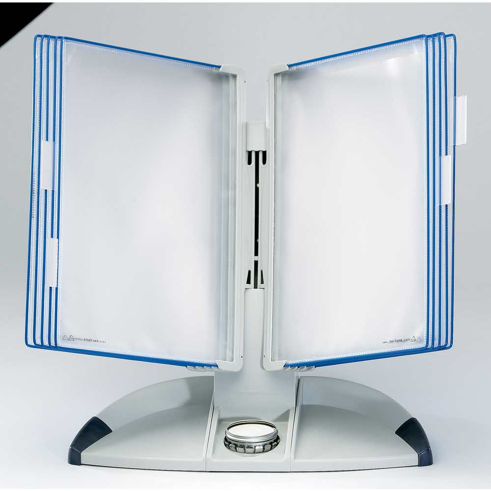 biurkowy system prezentacyjny tarifold a4 +10 paneli prezentacyjnych niebieskich alibiuro.pl 26