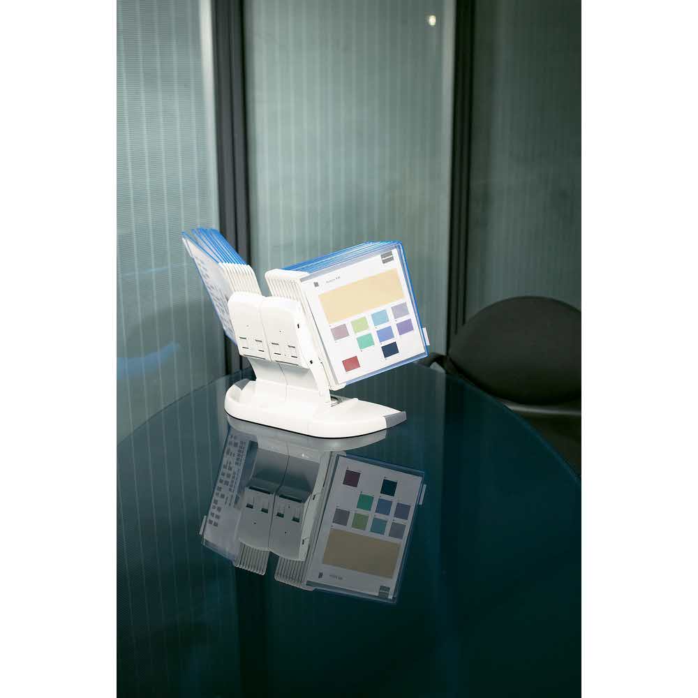 biurkowy system prezentacyjny tarifold a4 +10 paneli prezentacyjnych niebieskich alibiuro.pl 71