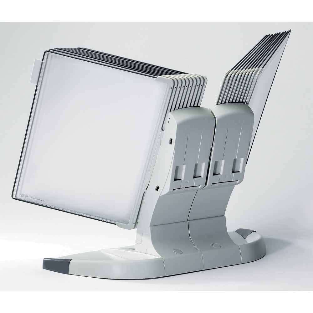 biurkowy system prezentacyjny tarifold a4 +10 paneli prezentacyjnych szarych alibiuro.pl 27