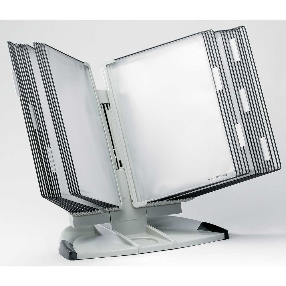 biurkowy system prezentacyjny tarifold a4 +10 paneli prezentacyjnych szarych alibiuro.pl 51